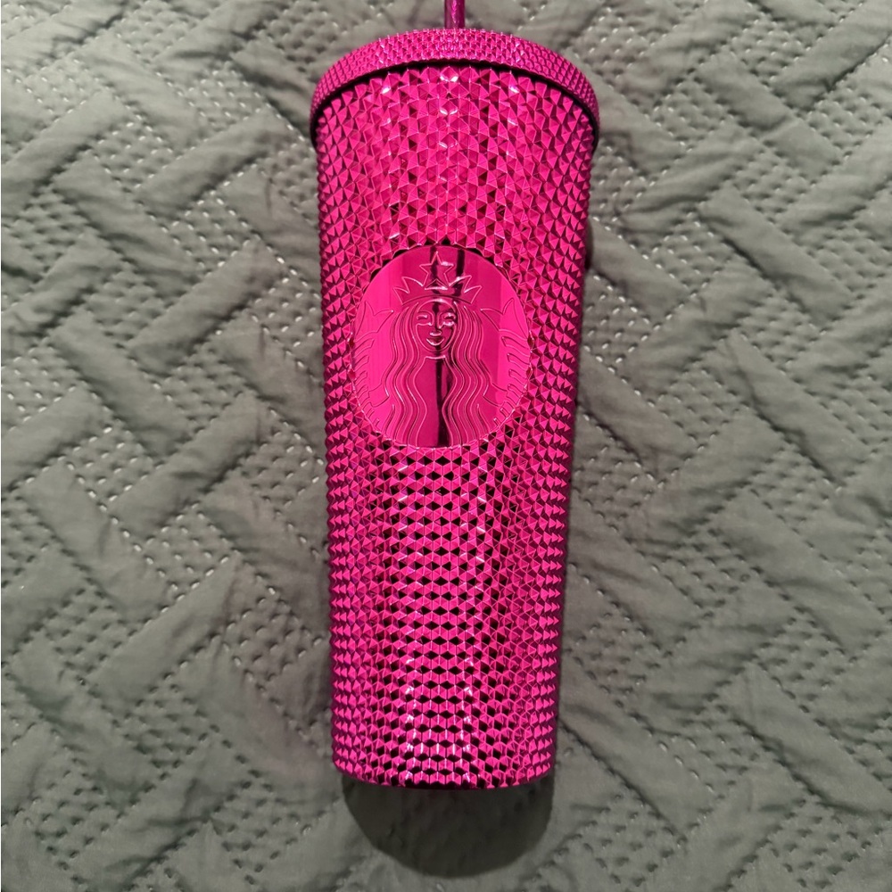 Starbucks Fuchsia Studded Tumbler Lid